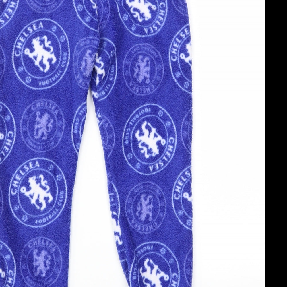 Preworn Boys Blue Solid   Pyjama Pants Size 6-7 Years  - Chelsea F.C