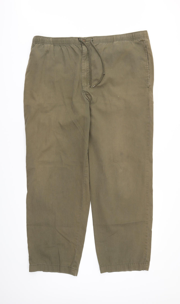 BHS Womens Brown Chino Trousers Size L L28 in