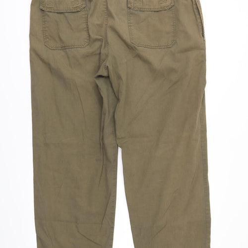BHS Womens Brown   Chino Trousers Size L L28 in