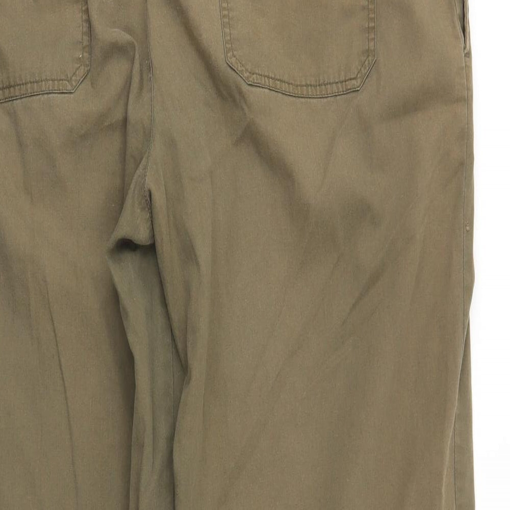 BHS Womens Brown   Chino Trousers Size L L28 in
