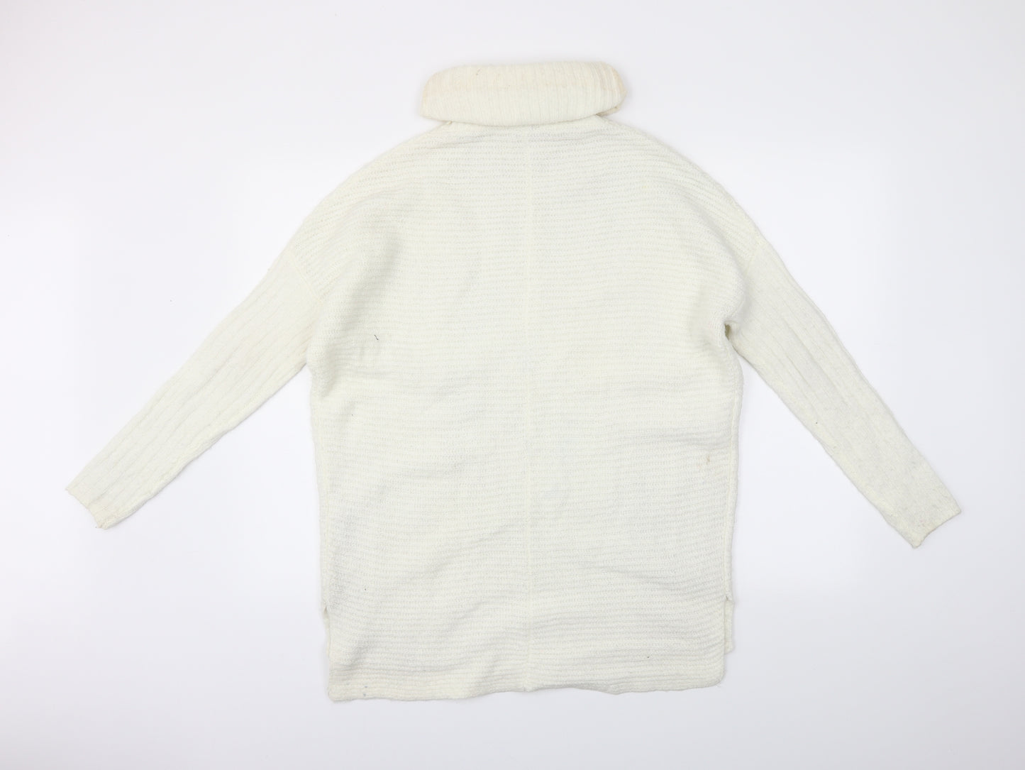 Miss Selfridge Womens White   Pullover Jumper Size S