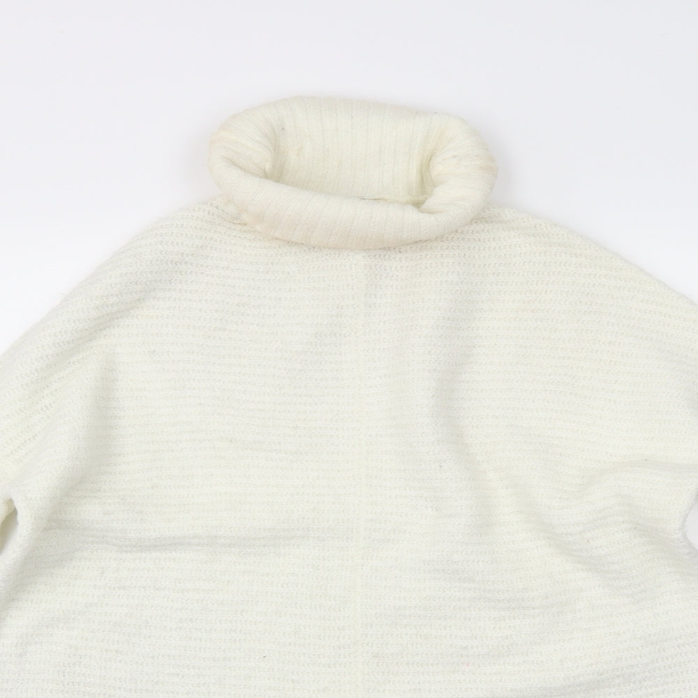 Miss Selfridge Womens White   Pullover Jumper Size S
