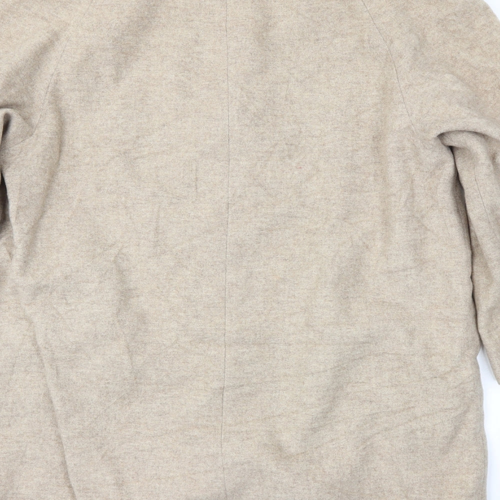 Bonmarché Womens Beige   Overcoat Coat Size 14