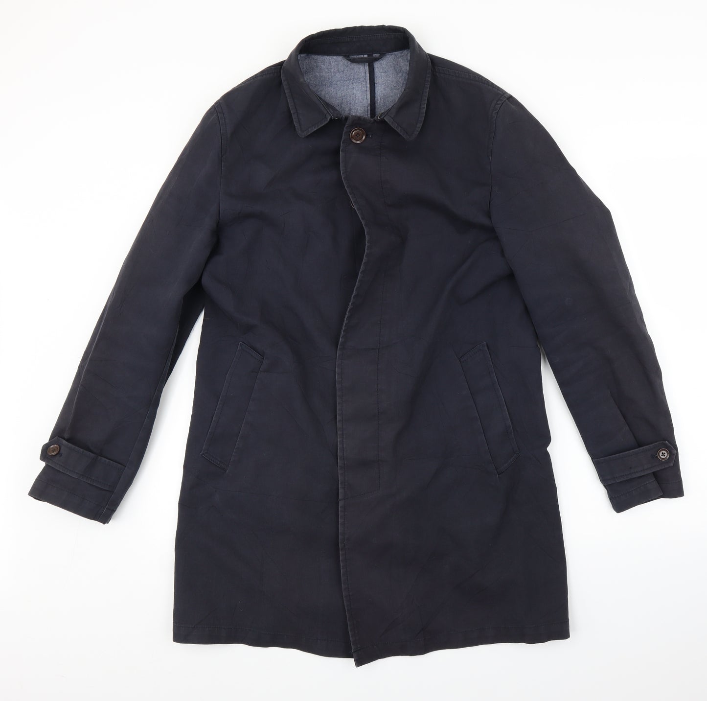 John Lewis Mens Blue   Jacket Coat Size M