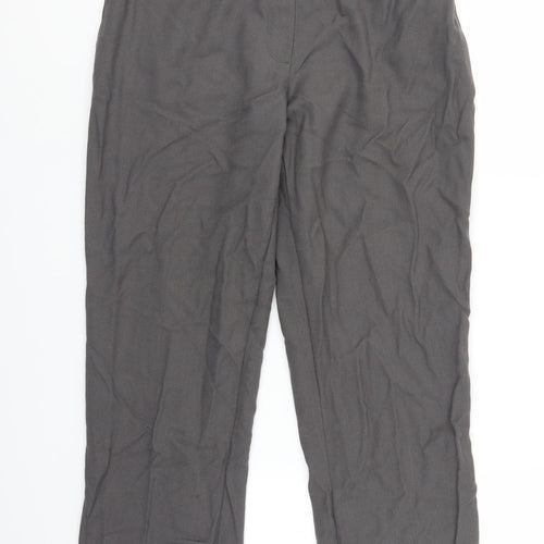 Marks and Spencer Womens Grey   Trousers  Size 10 L24 in