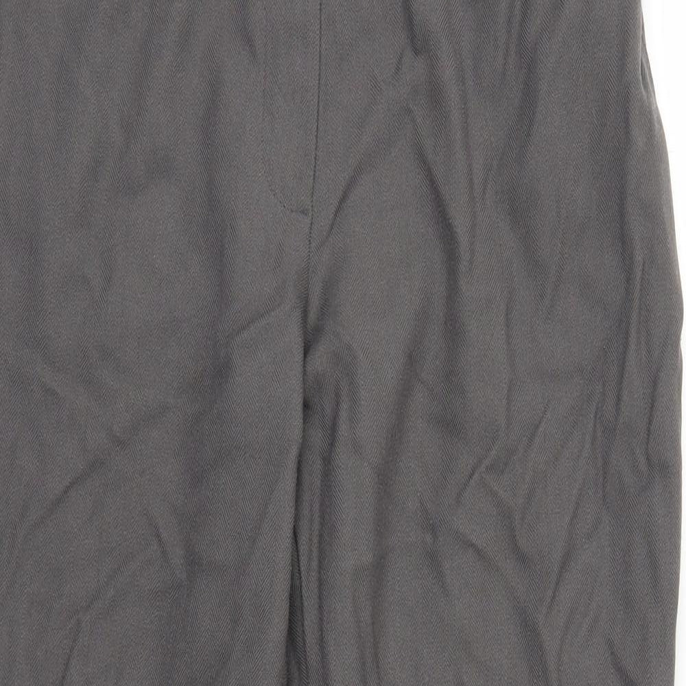 Marks and Spencer Womens Grey   Trousers  Size 10 L24 in