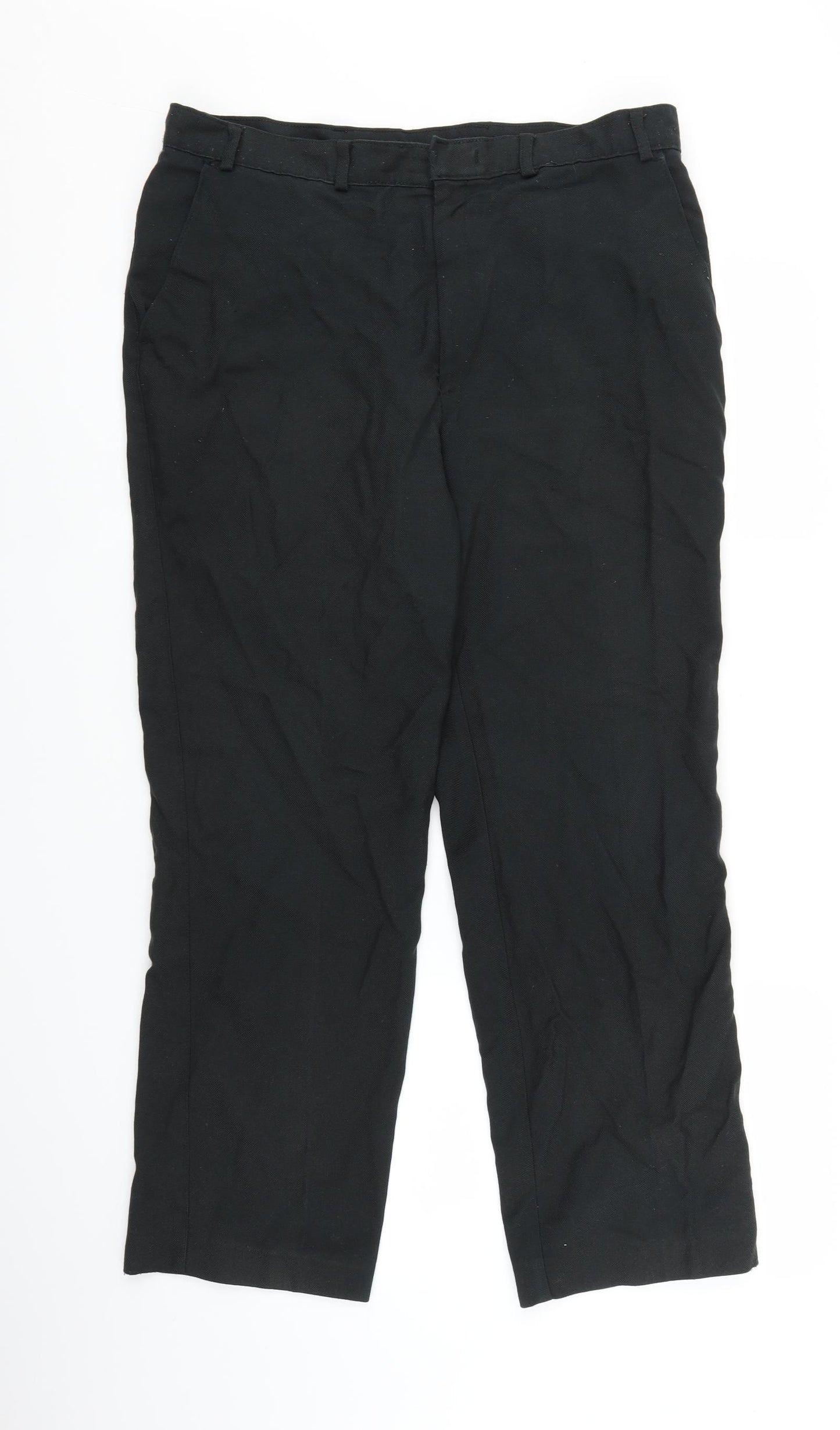 Preworn Mens Black   Trousers  Size 34 in L26 in