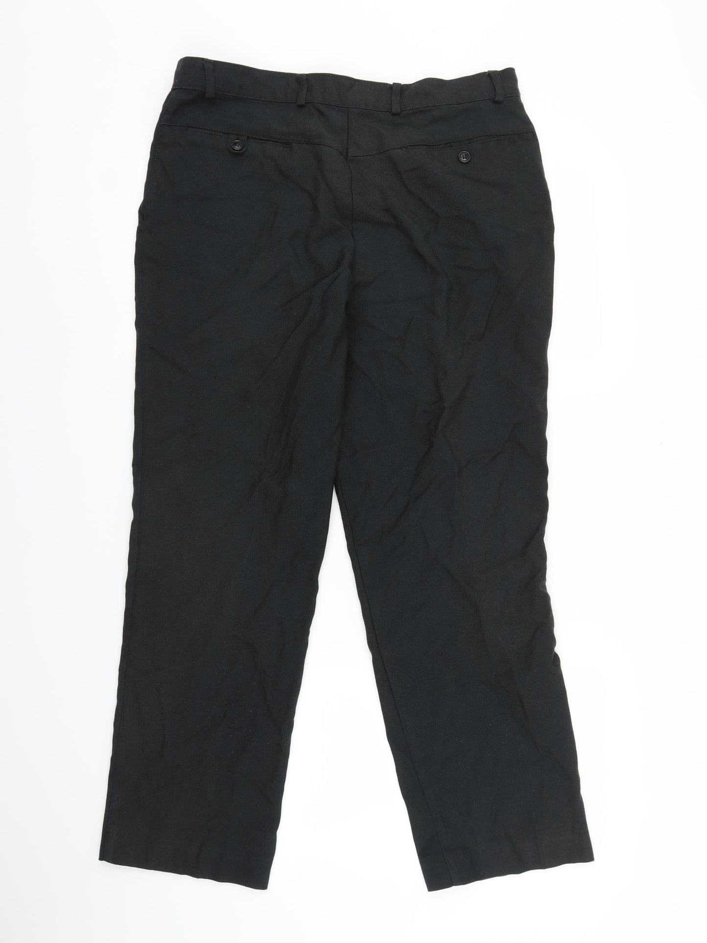 Preworn Mens Black   Trousers  Size 34 in L26 in