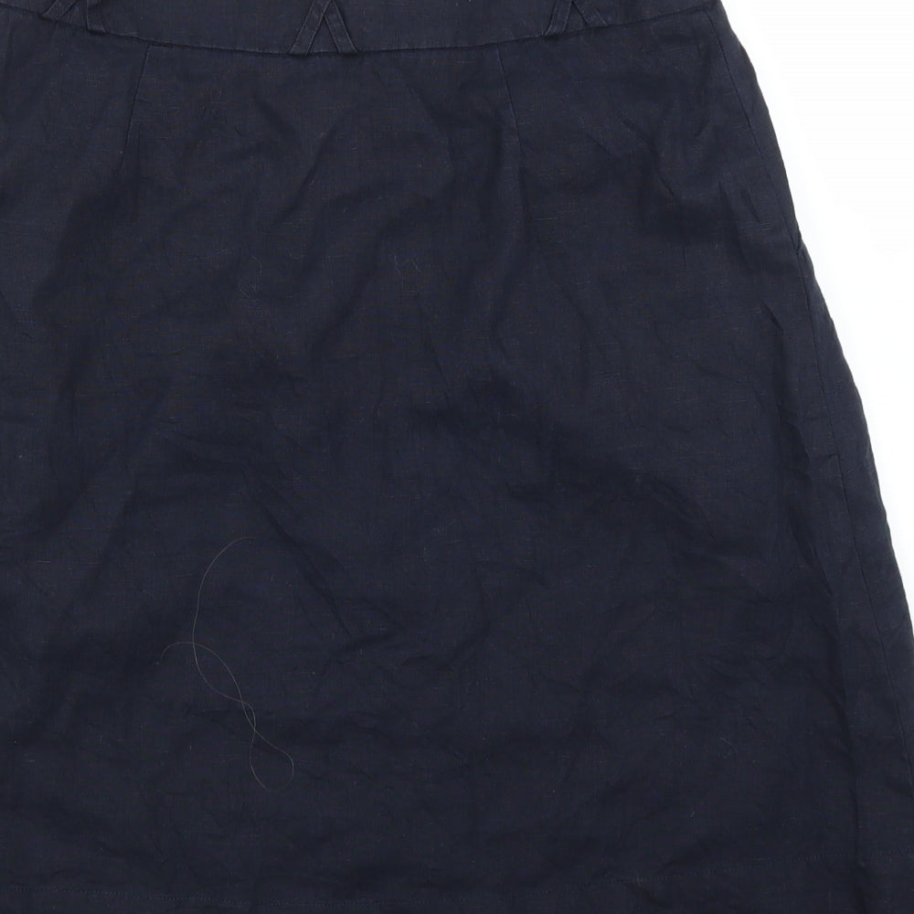 Boden Womens Blue   A-Line Skirt Size 12