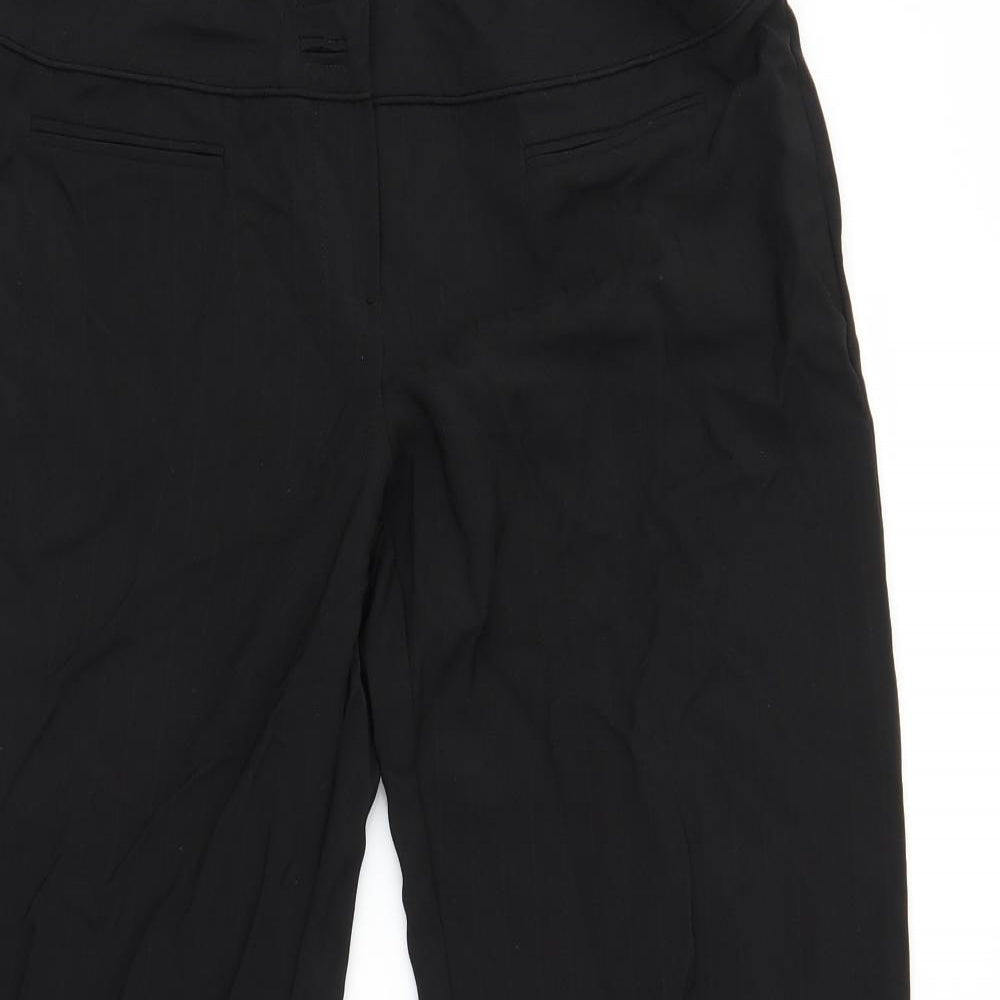 Dorothy Perkins Womens Black   Trousers  Size 12 L27 in