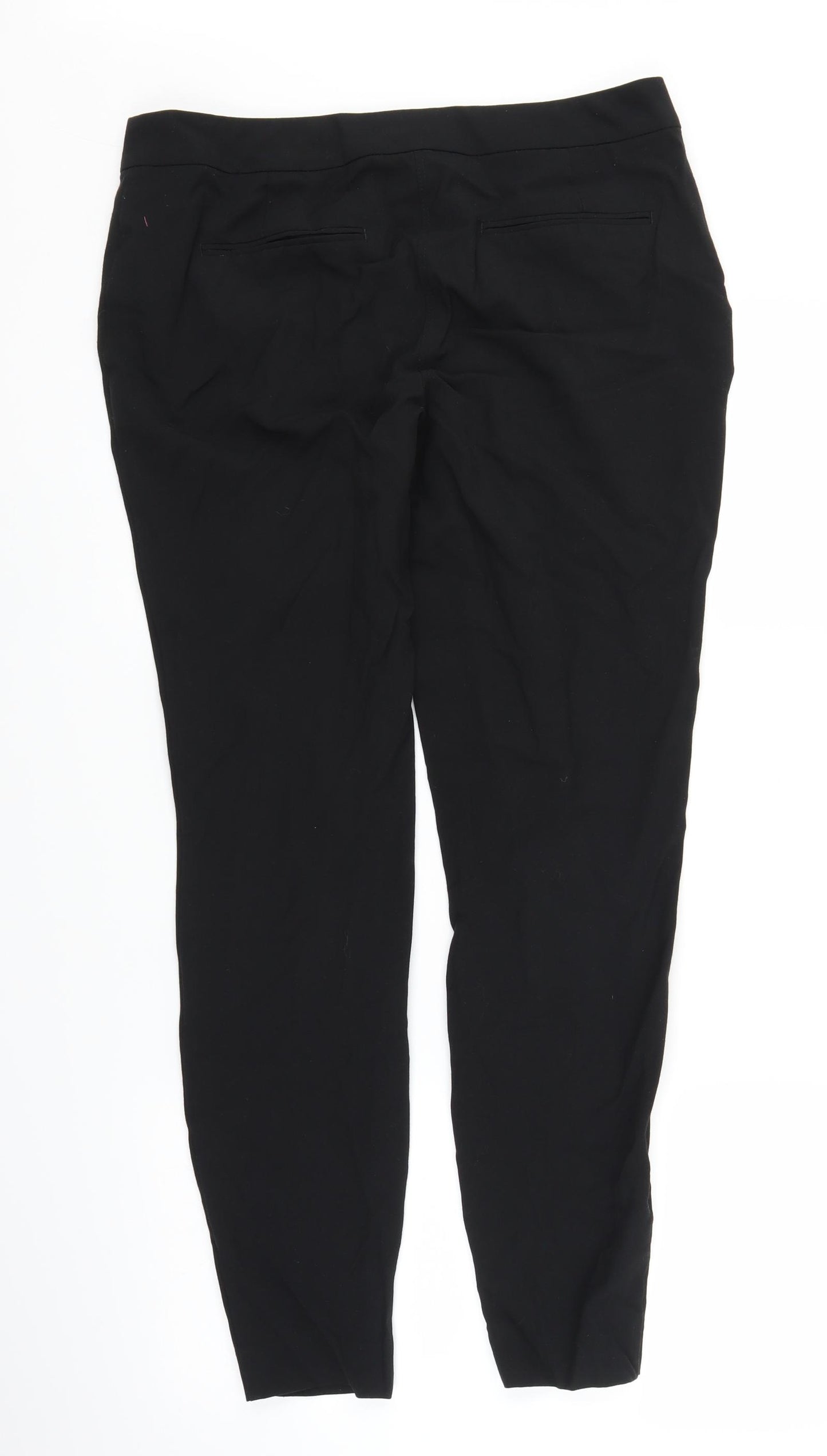 NEXT Womens Black   Trousers  Size 12 L28 in