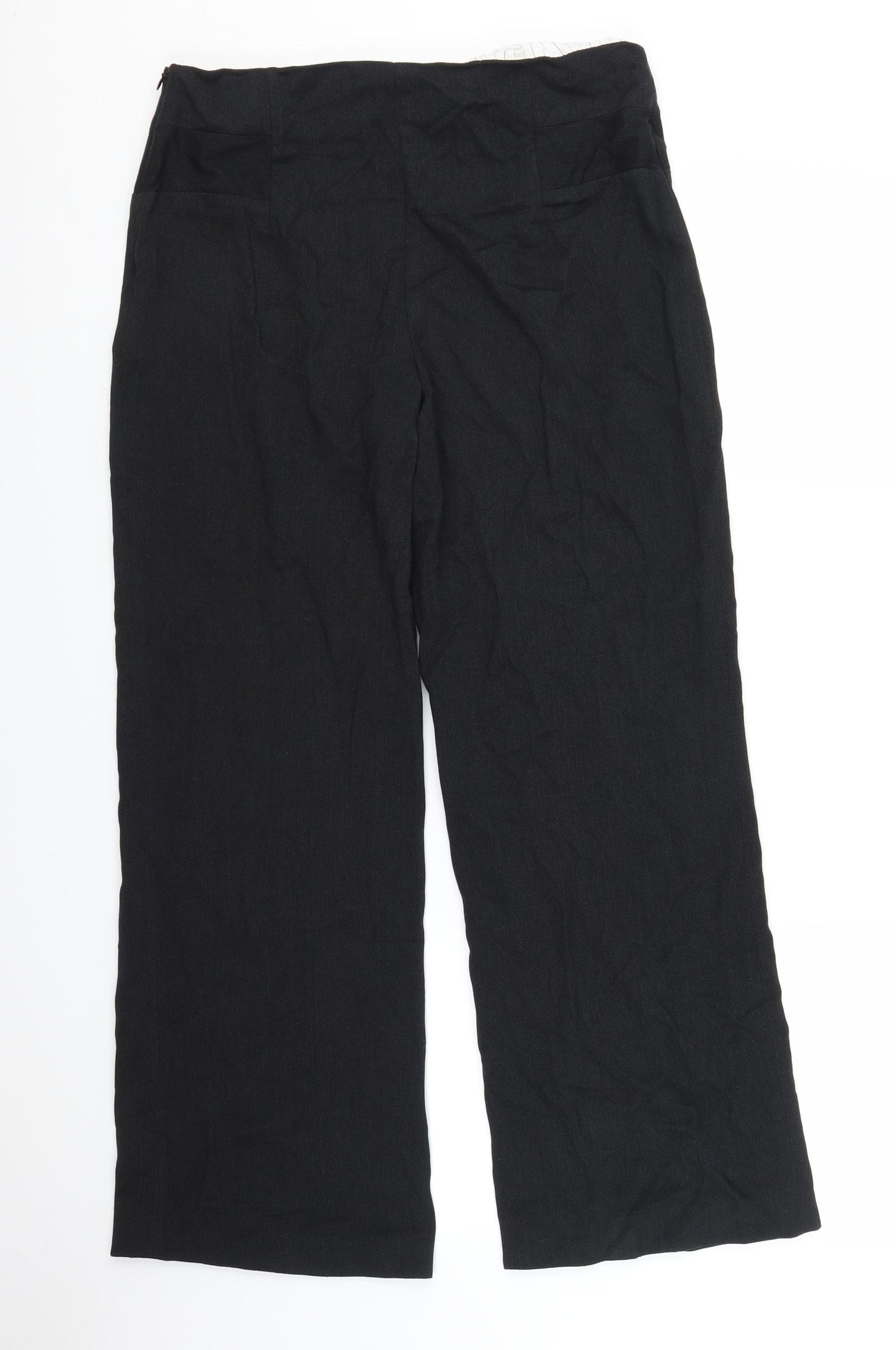 Marks and Spencer Womens Black   Trousers  Size 12 L28 in