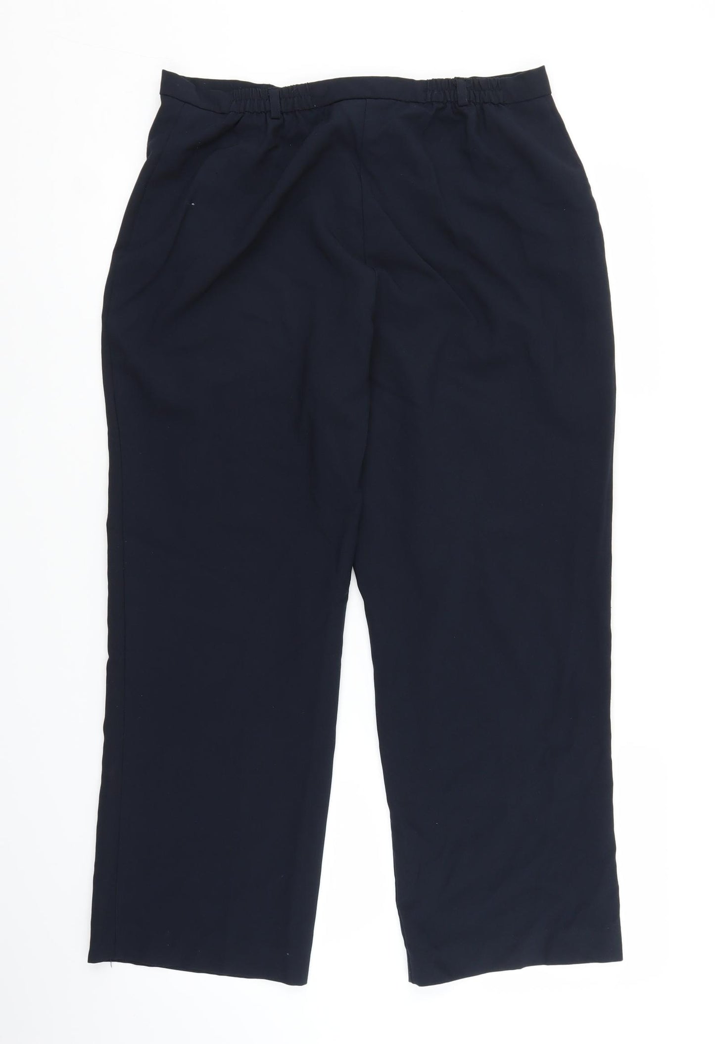BHS Womens Blue   Trousers  Size 14 L25 in