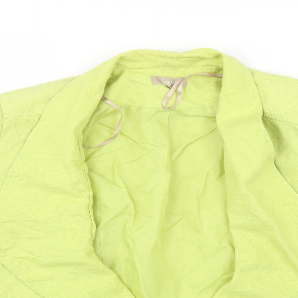 Soon Womens Blue   Jacket Blazer Size 14