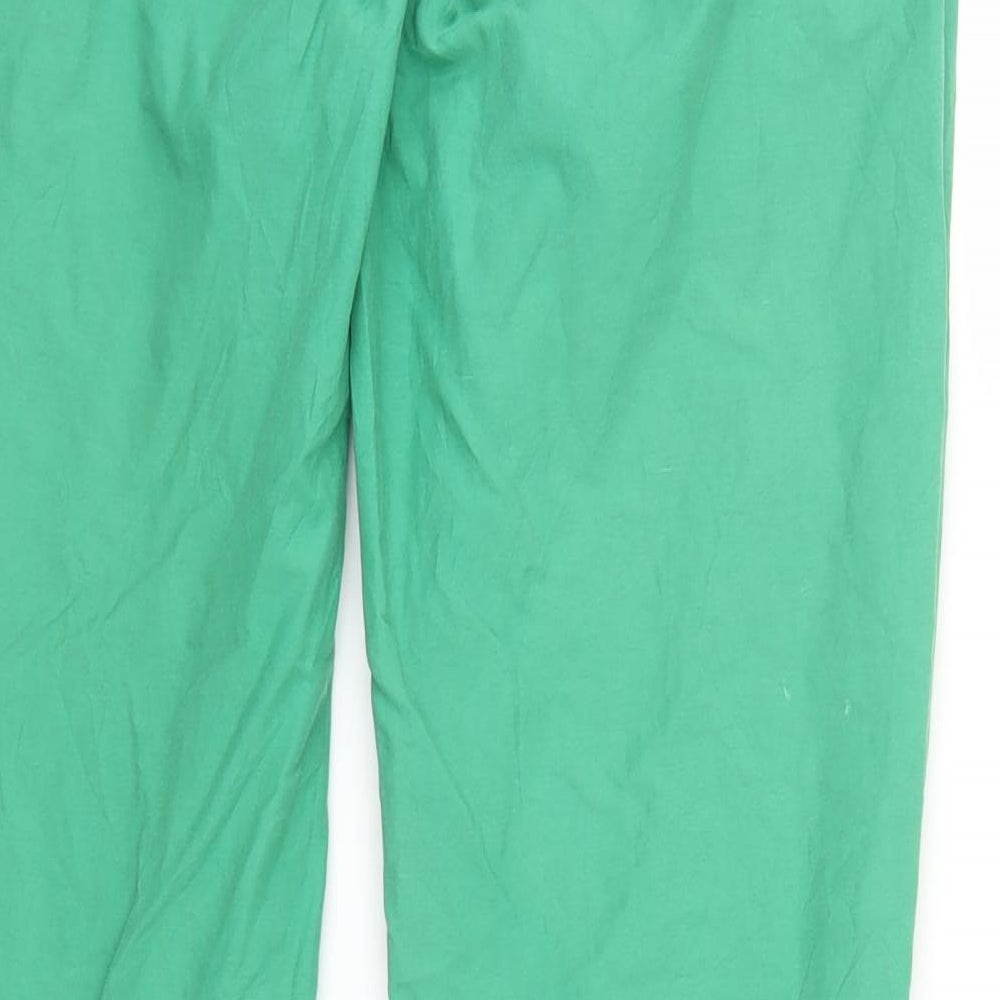 Dorothy Perkins Womens Green   Chino Trousers Size 10 L28 in