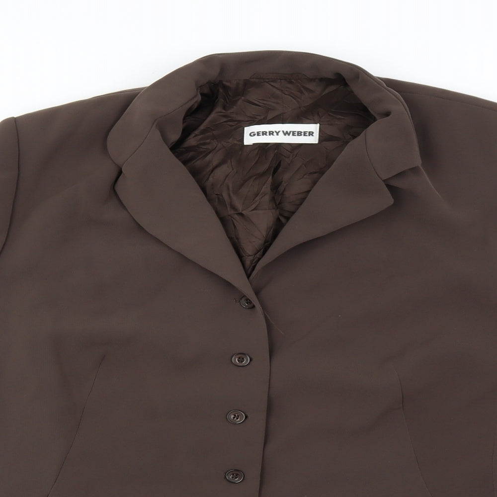 Gerry Weber Womens Brown   Jacket  Size 44