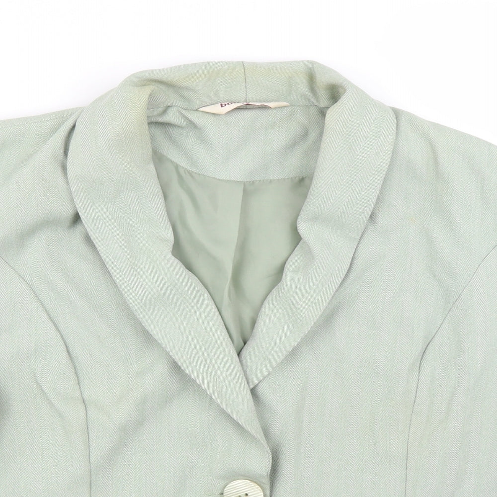 Bonmarché Womens Green   Jacket Blazer Size 20