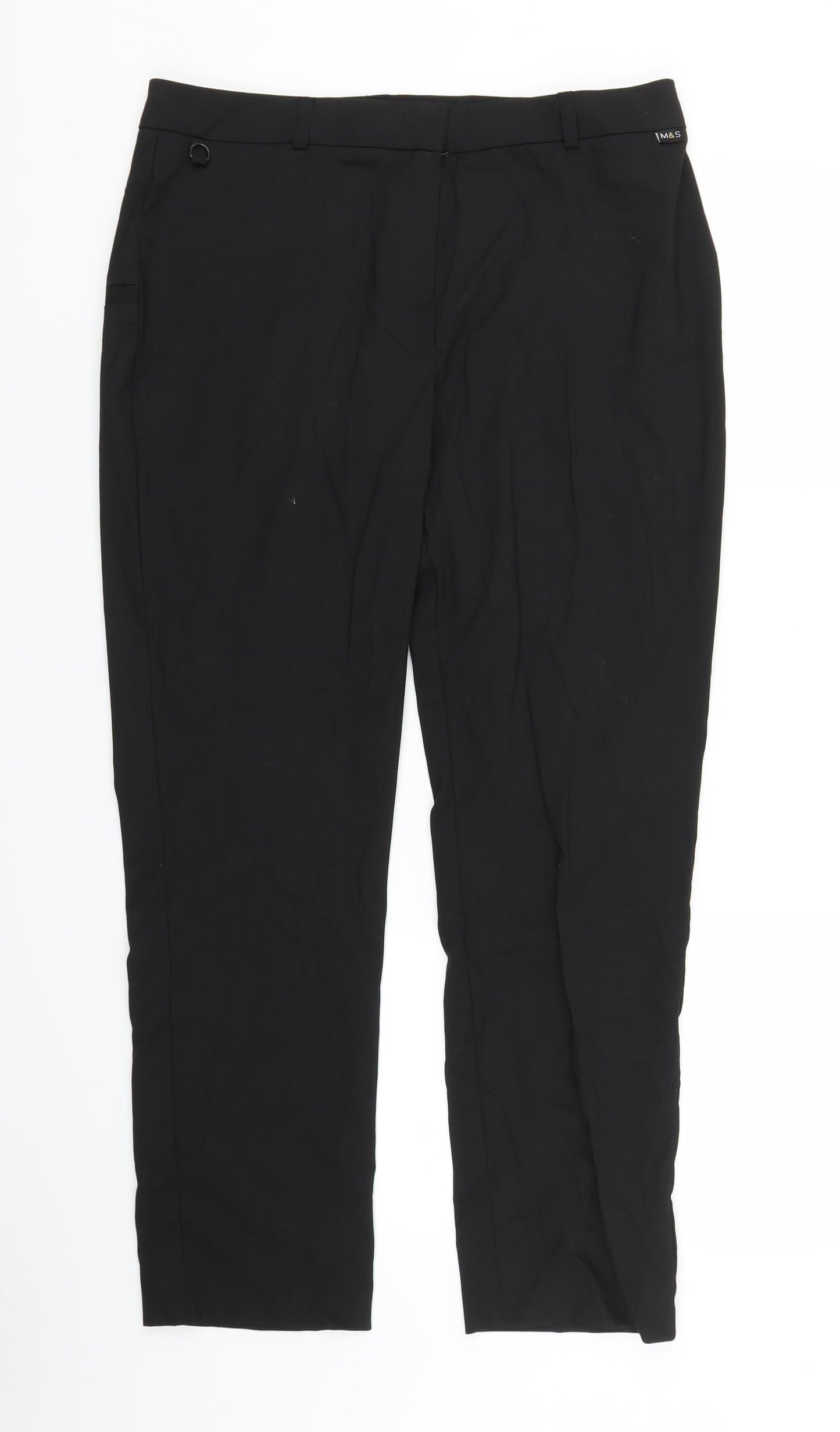 Incorporatewear Womens Black   Trousers  Size 14 L28 in