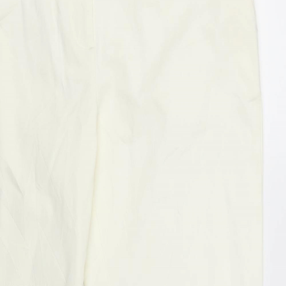 NEXT Womens White   Trousers  Size 12 L26 in