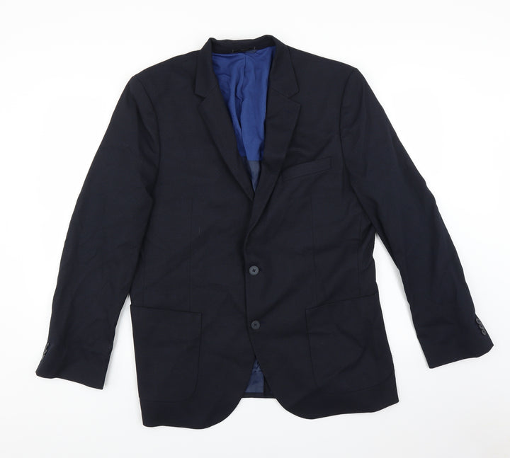 Marks and Spencer Mens Blue   Jacket Suit Jacket Size 44