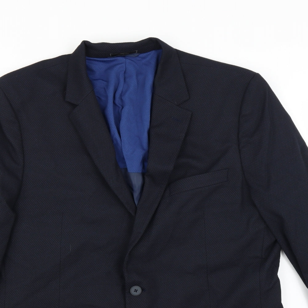 Marks and Spencer Mens Blue   Jacket Suit Jacket Size 44