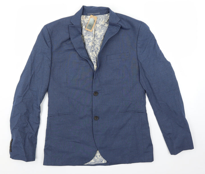 NEXT Mens Blue Jacket Suit Jacket Size 40