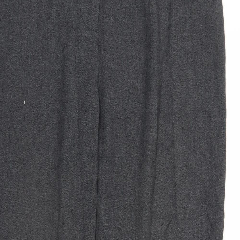 Papaya Womens Grey   Trousers  Size 14 L28 in