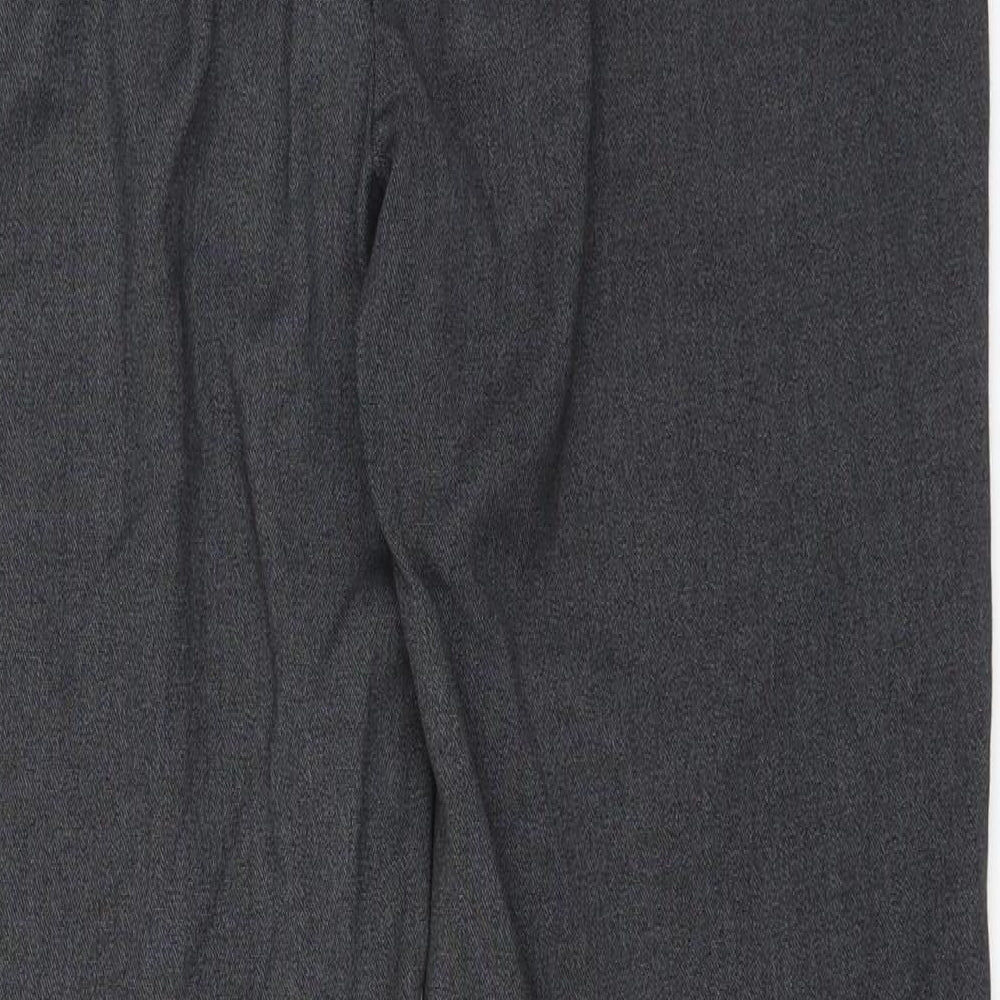 Papaya Womens Grey   Trousers  Size 14 L28 in