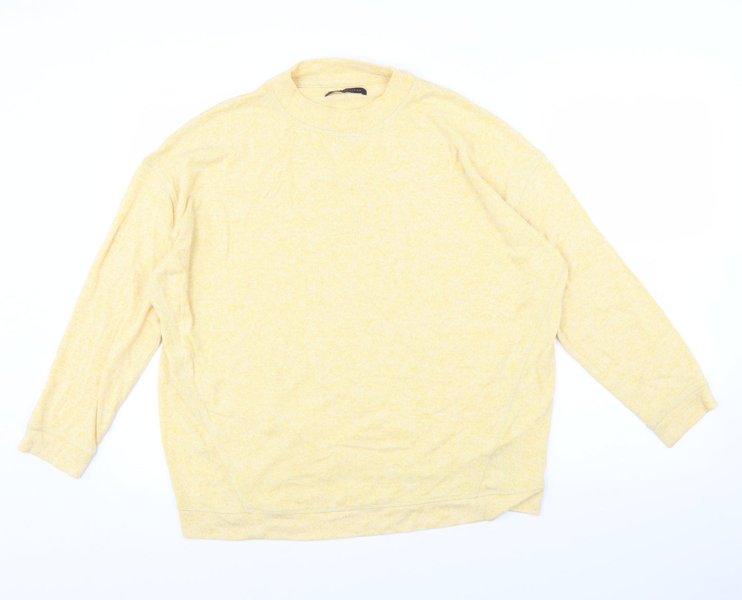 Marks and Spencer Womens Yellow   Pullover Jumper Size 16