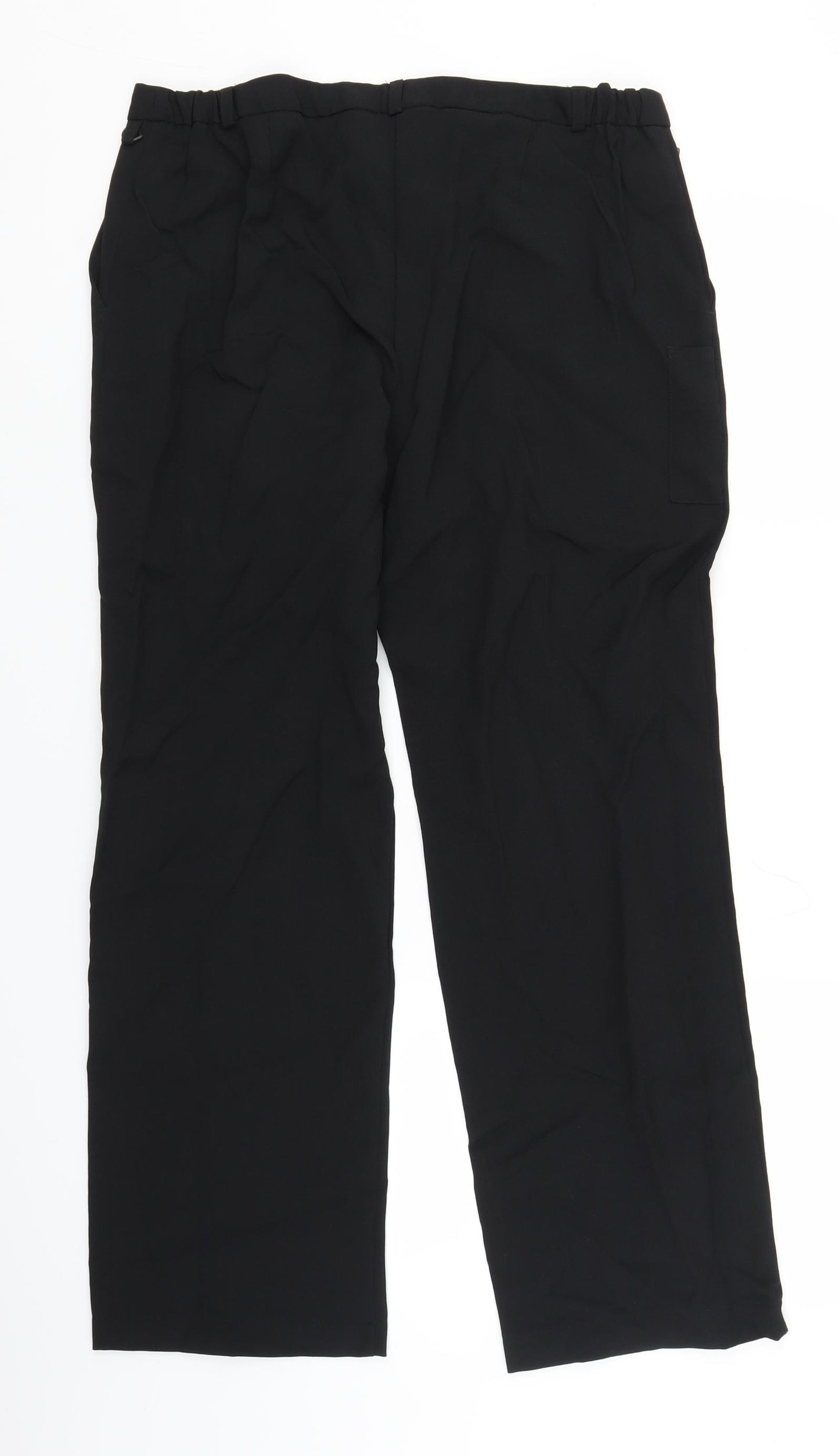 Dimensions Womens Black   Trousers  Size 14 L28 in