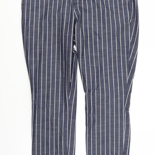 Gap Womens Black Striped  Trousers  Size 10 L26 in