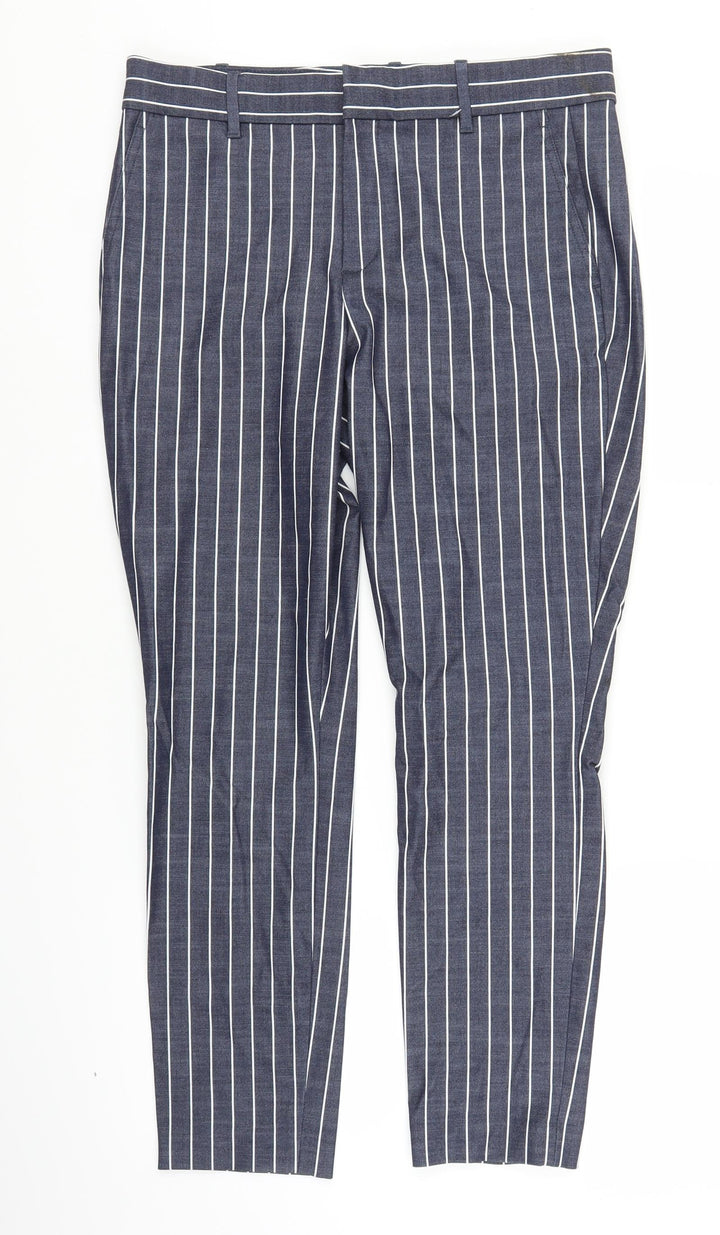 Gap Womens Black Striped  Trousers  Size 10 L26 in