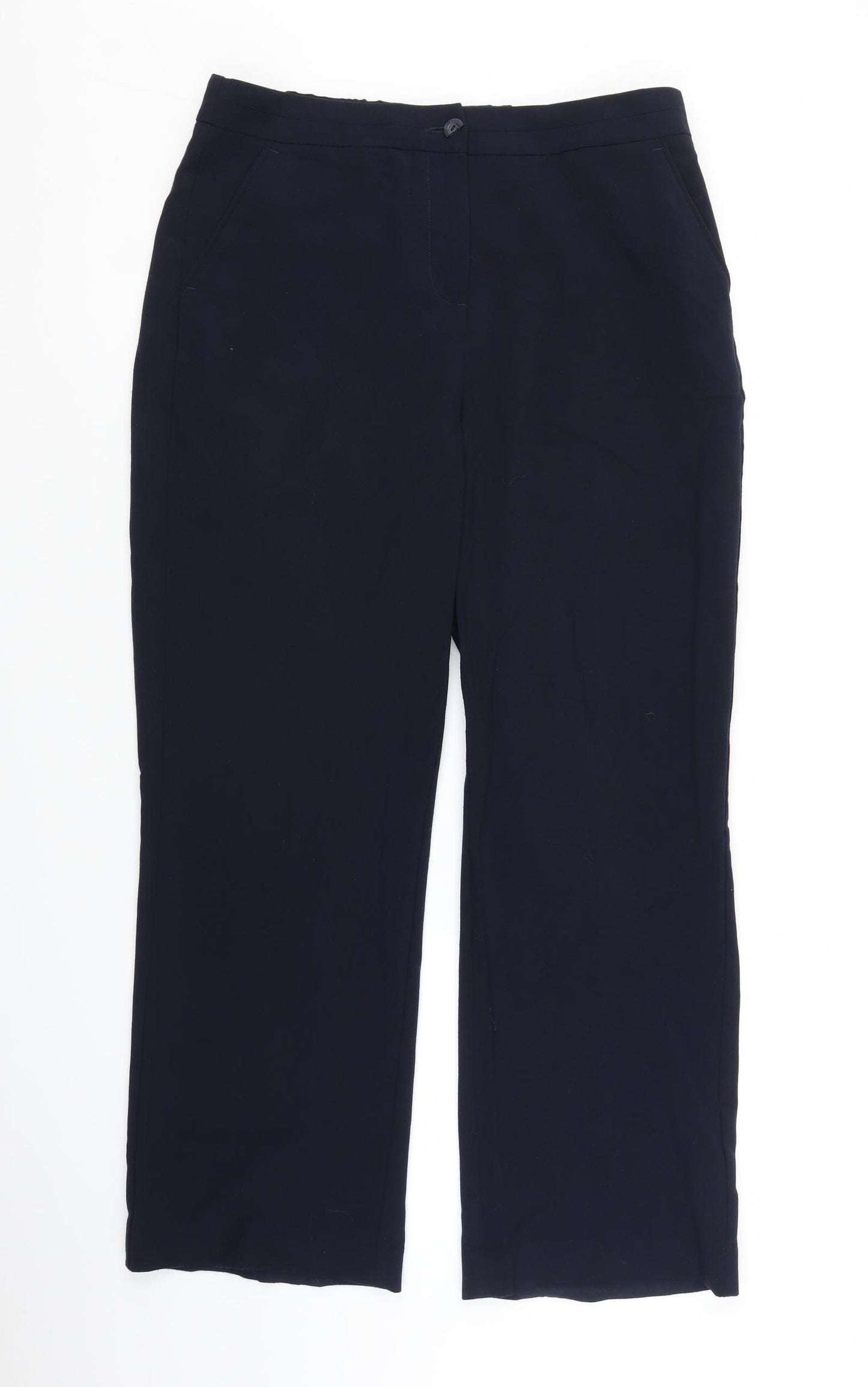 Maine Womens Blue   Trousers  Size 12 L27 in