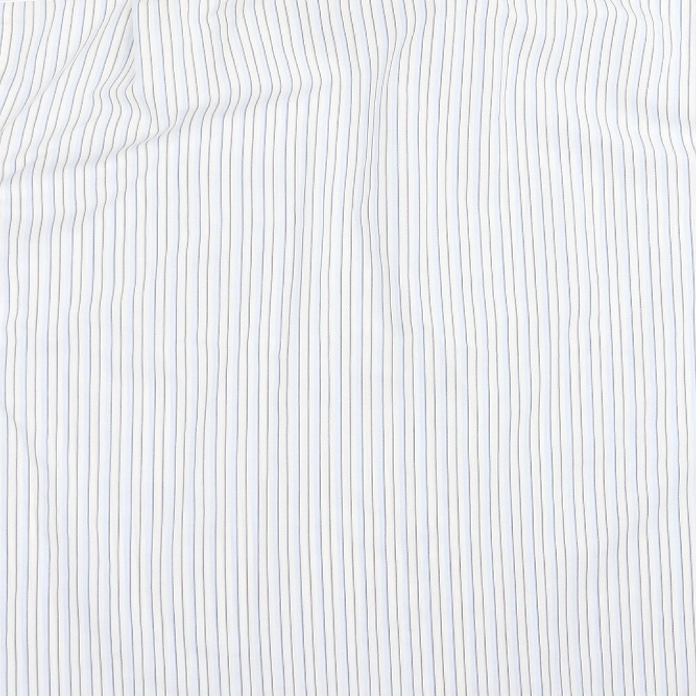 Thomas Nash Mens Blue    Button-Up Size 17