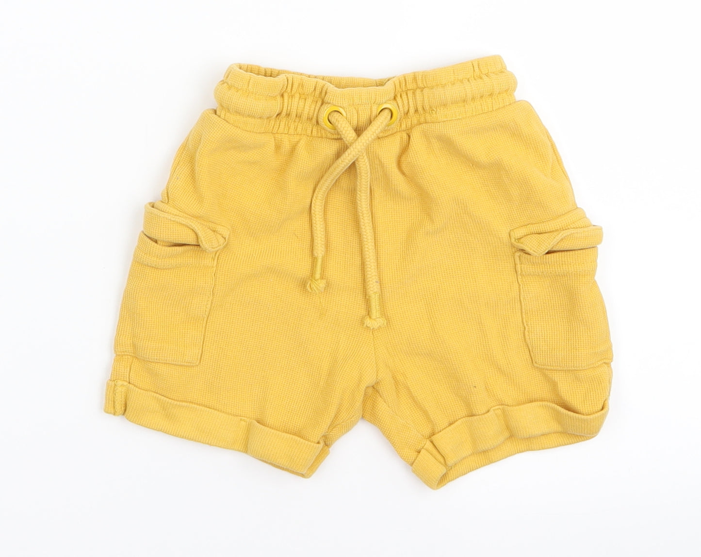 George Boys Yellow   Sweat Shorts Size 2 Years