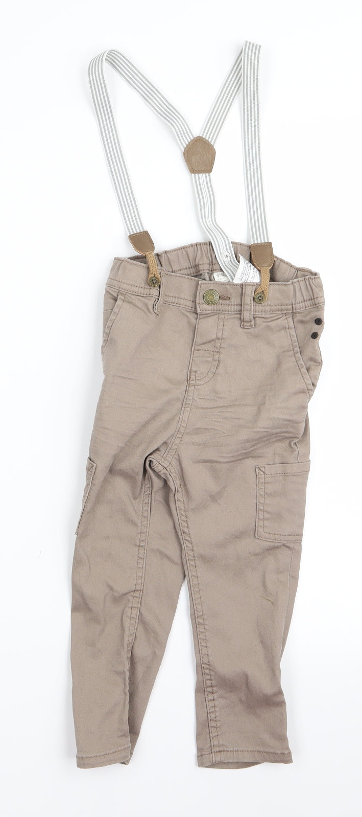 H&M Baby Beige   Cargo Jeans Size 12 Months