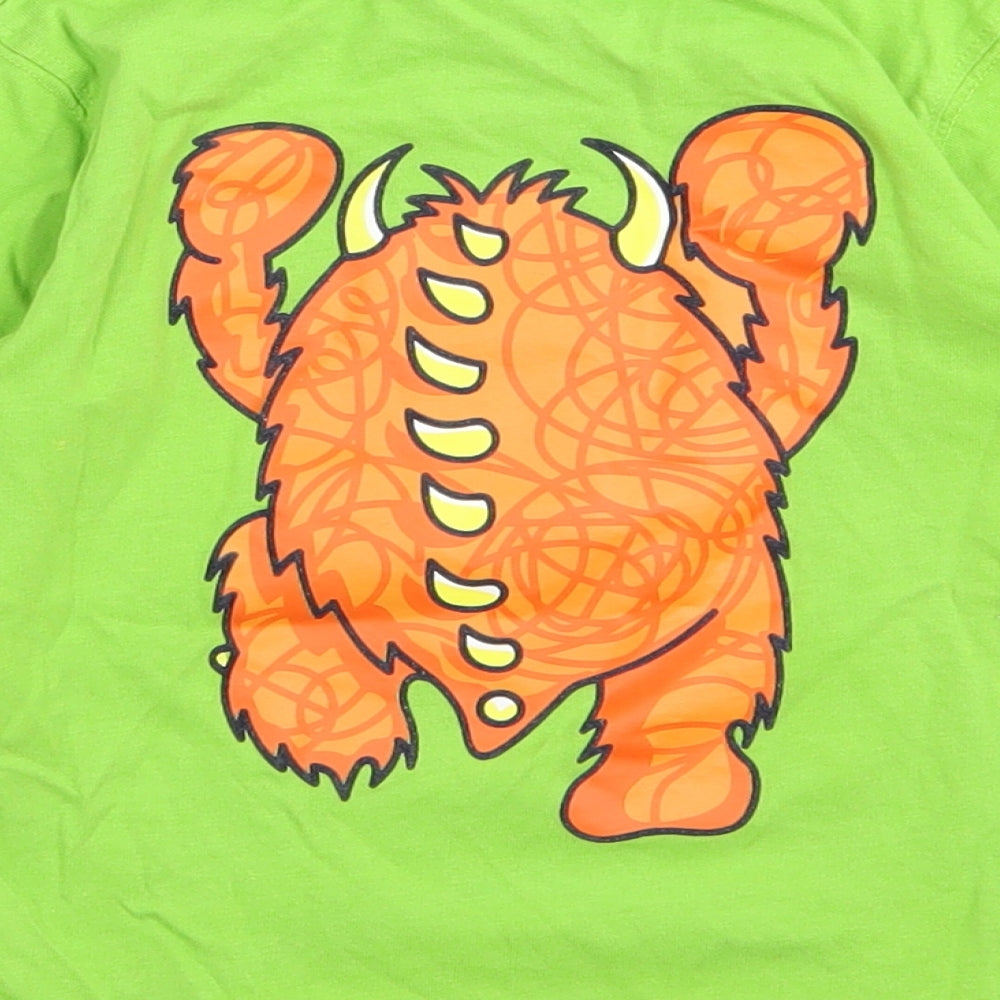 George Boys Green   Basic T-Shirt Size 10 Years  - monster
