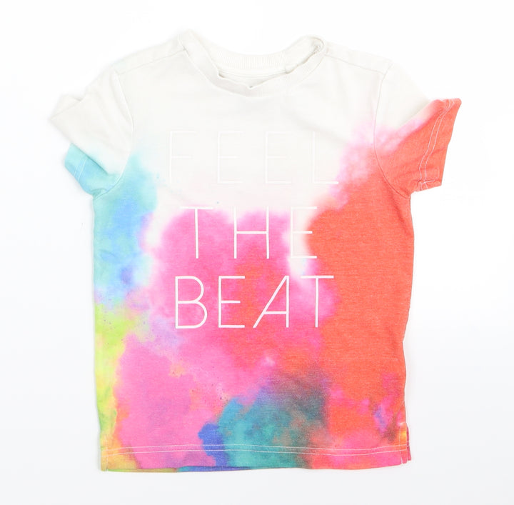 NEXT Boys Multicoloured Basic T-Shirt Size 3 Years - feel the beat