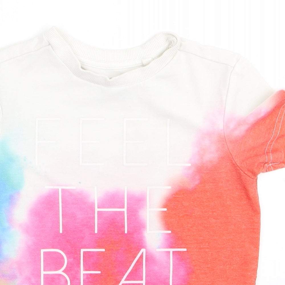 NEXT Boys Multicoloured   Basic T-Shirt Size 3 Years  - feel the beat