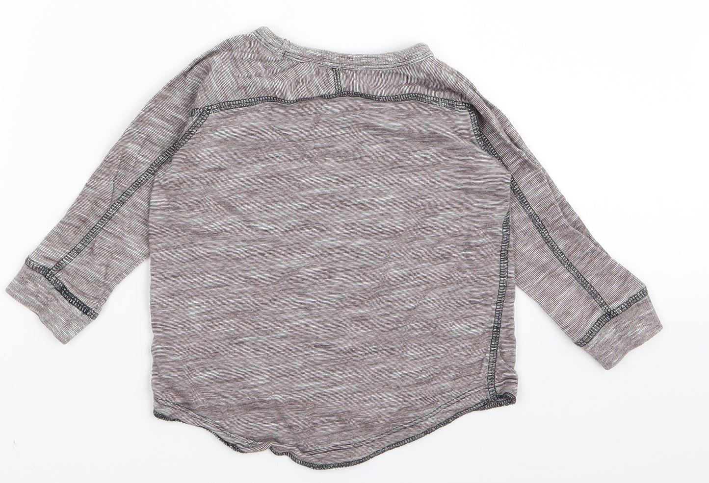 nexr Baby Grey   Basic T-Shirt Size 12 Months
