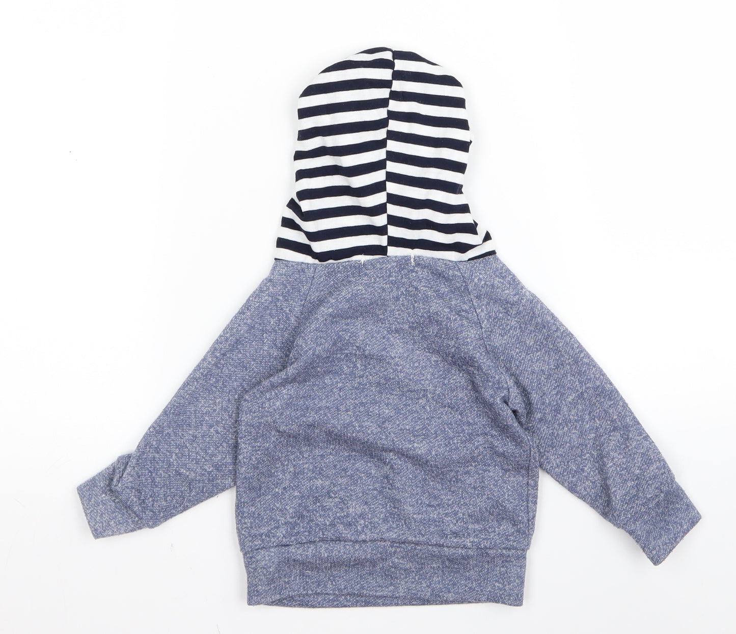 Preworn Boys Blue   Pullover Hoodie Size 3 Years