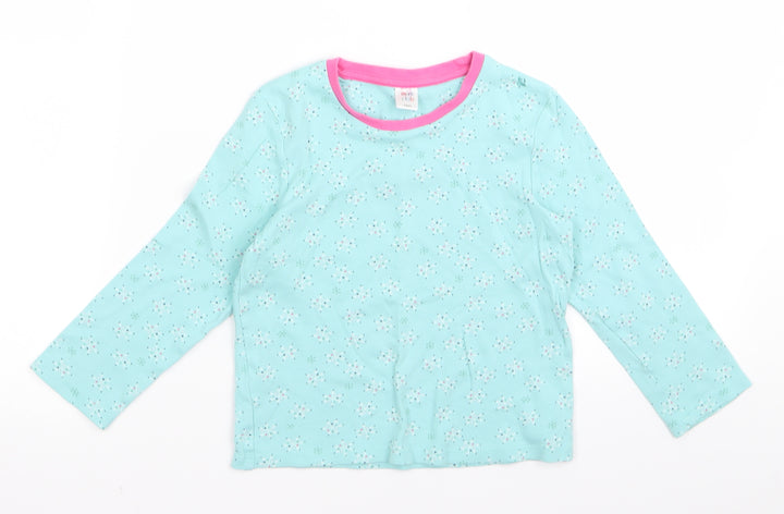 Mini Club Girls Blue Basic T-Shirt Size 5 Years - snowflake