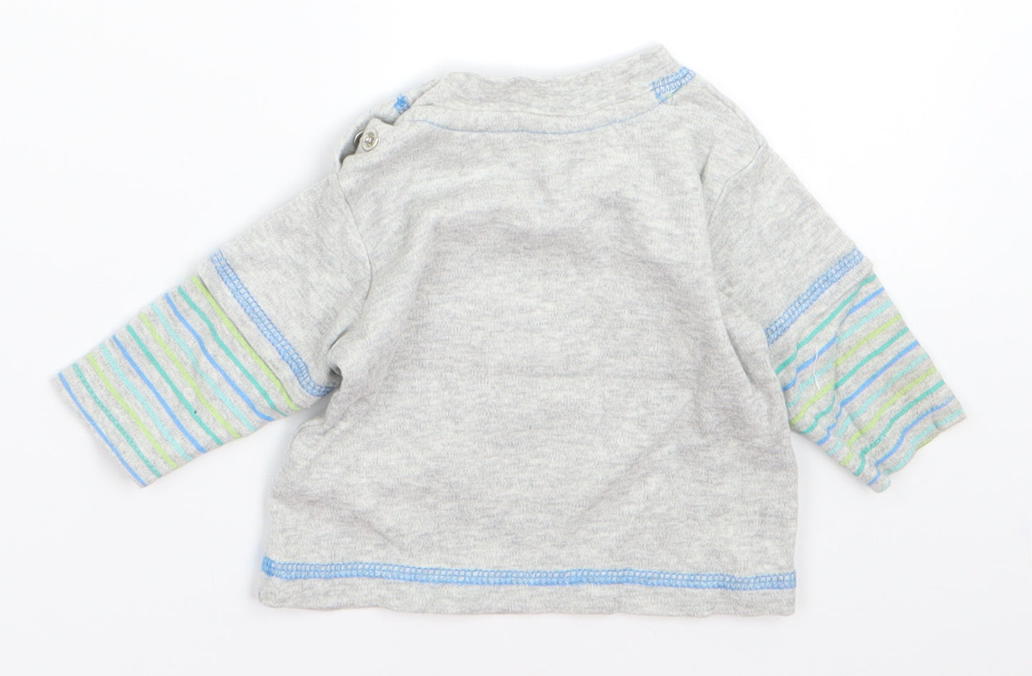 New Look Baby Green   Basic T-Shirt Size Newborn  - star