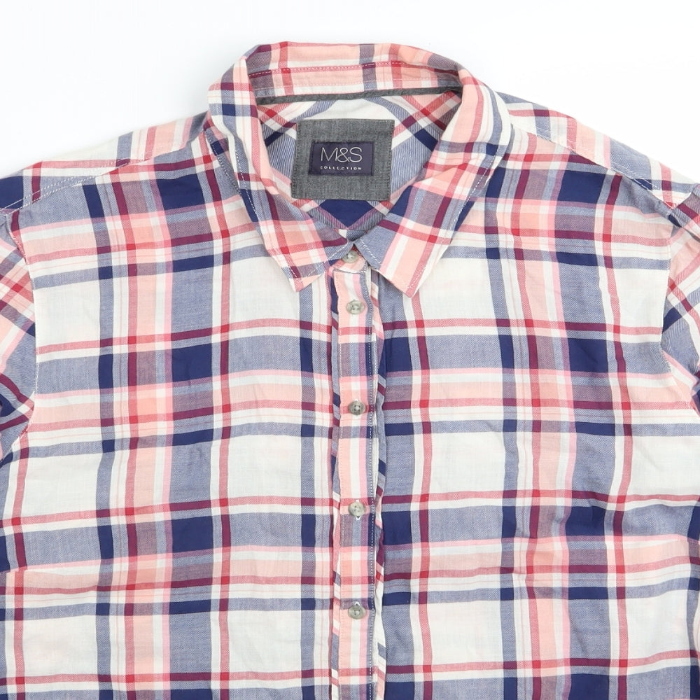 NEXT Mens Blue Paisley   Button-Up Size L