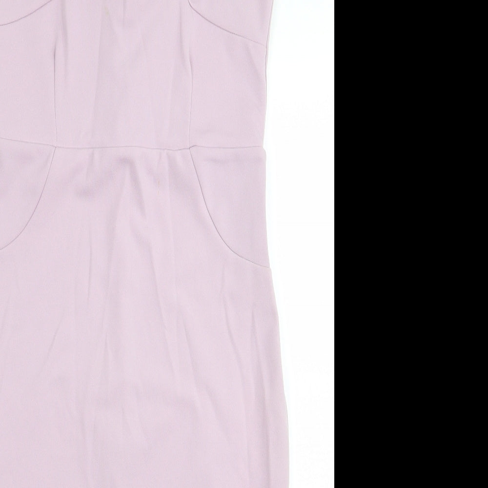 misguided Womens Purple   Pencil Dress  Size 14