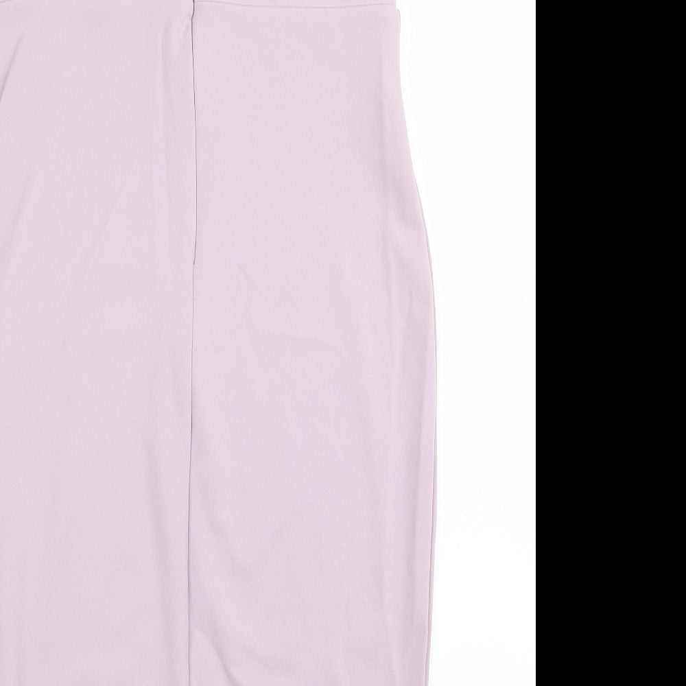 misguided Womens Purple   Pencil Dress  Size 14