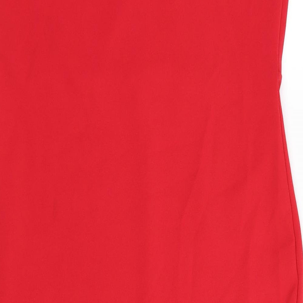 misguided Womens Red   Pencil Dress  Size S