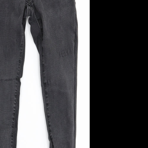 ZANKU Womens Grey   Skinny Jeans Size S L28 in