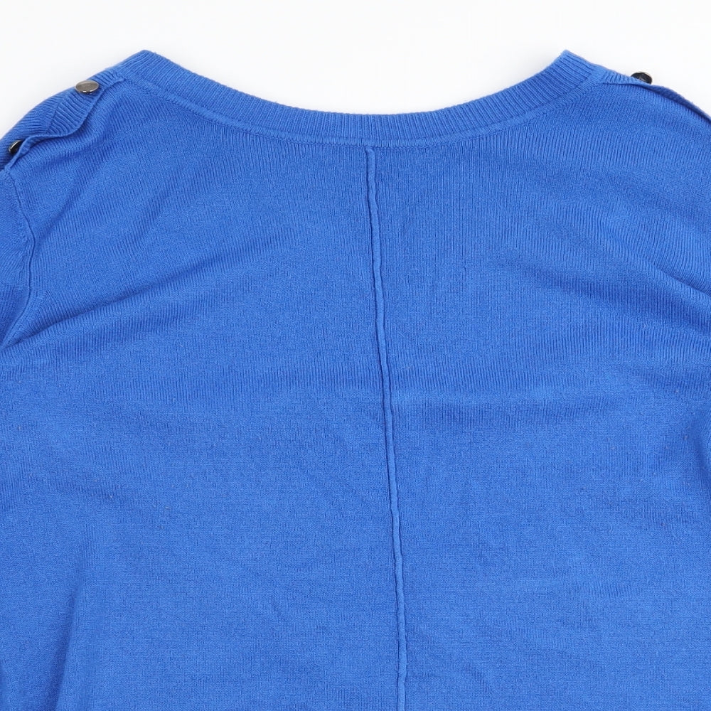Primark Womens Blue   Pullover Jumper Size L