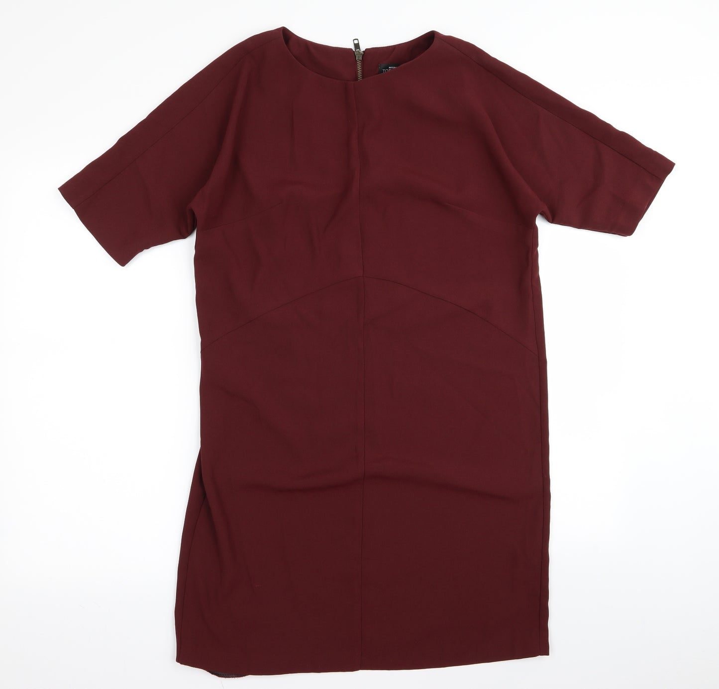 Topshop Womens Red   Pencil Dress  Size 10
